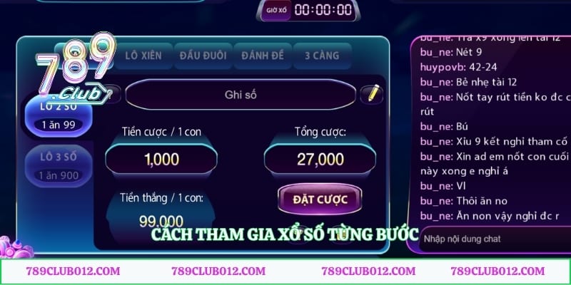 Cách tham gia xổ số từng bước